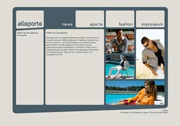 allsports Webseite